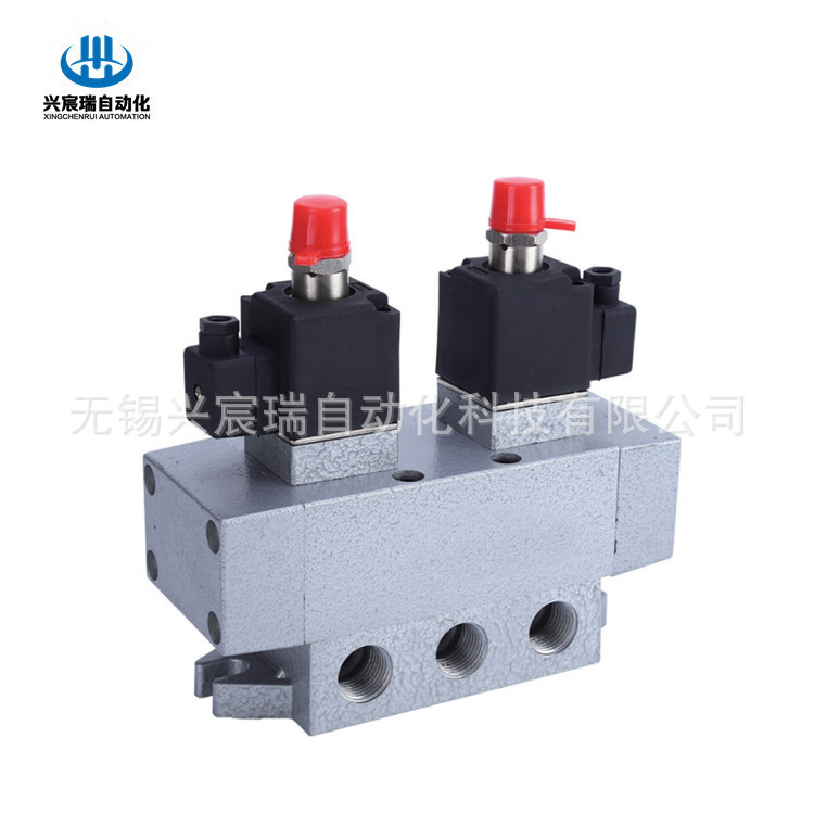 K35HD2-6， K35HD2-8， K35HD2-10 三位五通滑柱式气动换向阀