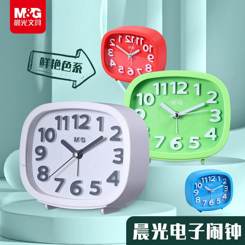 Утренний свет электронный будильник часы простой с тихой прикроватной столешницы каждую секунду часы часы будильника ARC92505