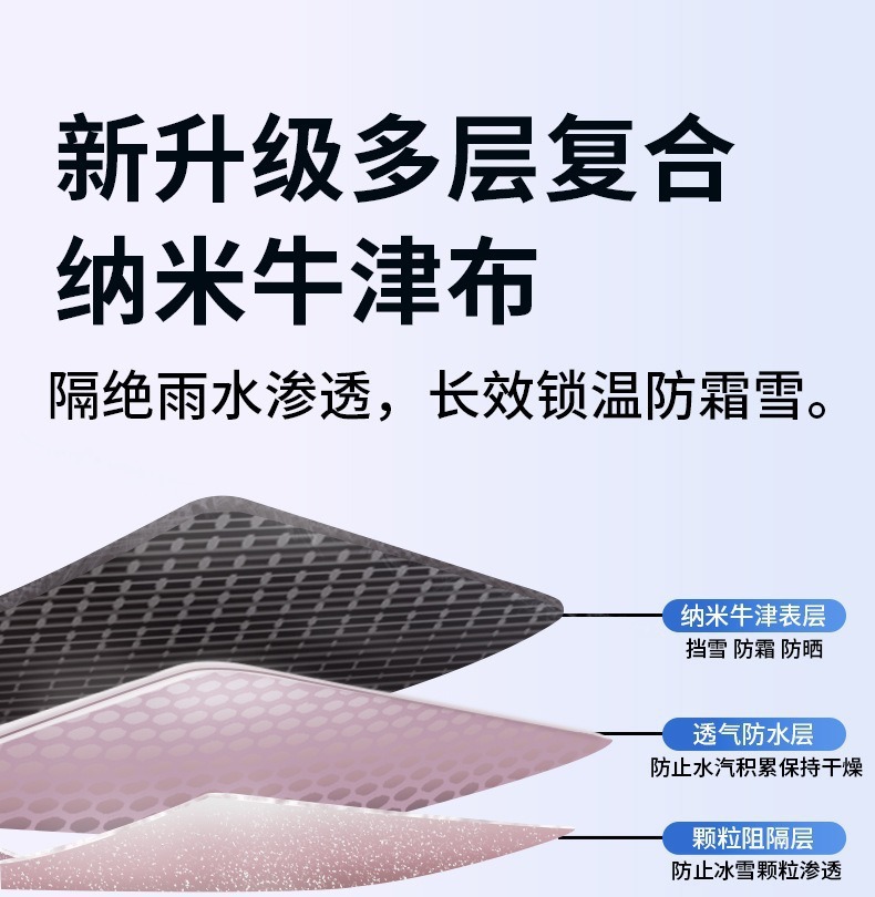 Car Snow Cover for Windshield, Anti-Freeze Cover, Car Window Frost Protection, Winter Thickened Special Car Cover