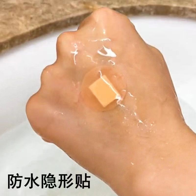 Small transparent band-aid