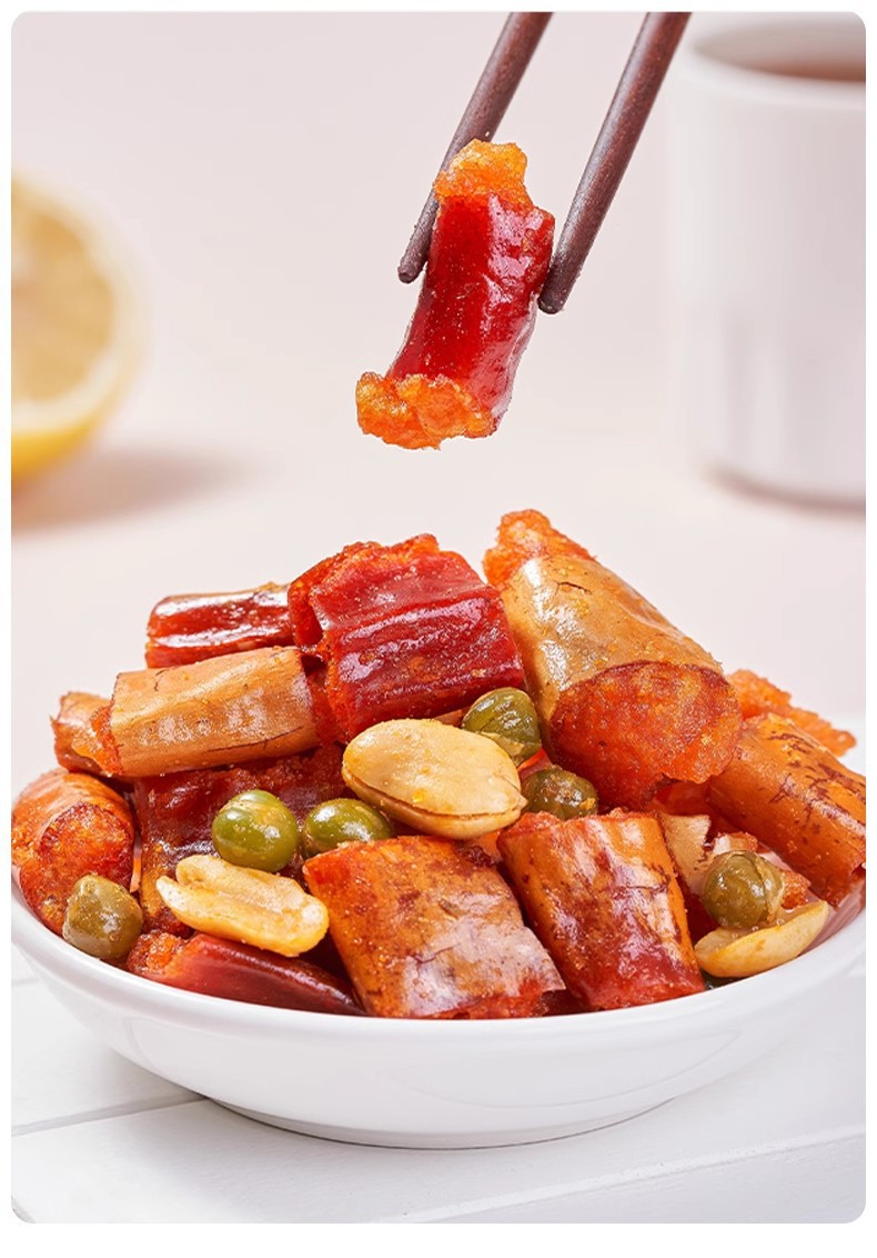 Spicy Crispy Peanuts Huang Fei Hong Sichuan Chili Snack 260g 520g 1040g Jars preparation