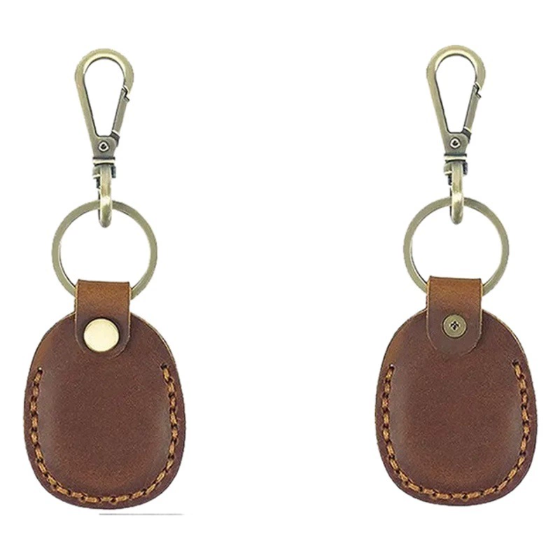 Подходит для кожаного защитного чехла Apple airtag с защитой от потери локатора кожаная крышка контроля доступа Крышка для ключа-карты