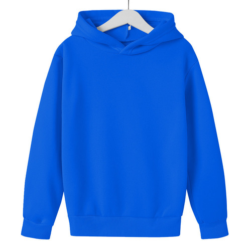 Children's Sweatshirt Combo Set - Autumn/Winter New Arrival Solid Color Boys' Long-Sleeve and Girls' Short-Sleeve Baby Hooded Tops