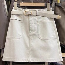 2025秋冬季新款小皮裙半身裙时尚高腰显瘦a字短裙防走光包臀裙子