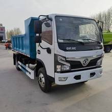 跨境自卸式工程车工地渣土单排驾驶小型自卸车集装箱运输车