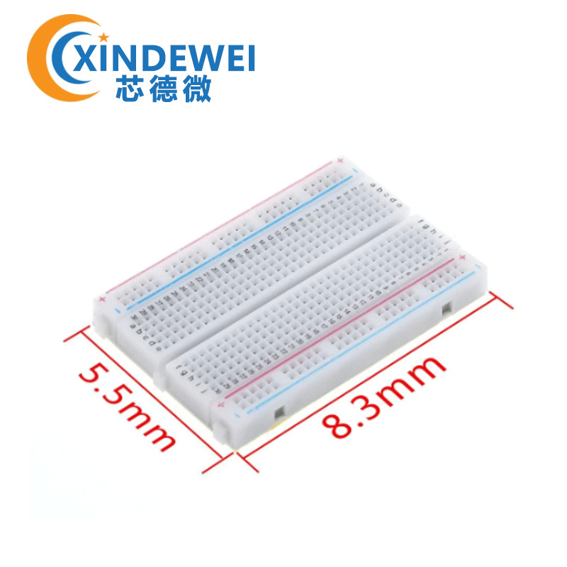 Spliced solderless bread board solderless test circuit board experiment board with jumper 400 hole packaging 2