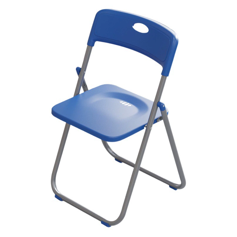 Складной стул Бытовой пластиковый обеденный стул Портативный ивент Встреча Тренировочный персонал Спинка Компьютерный стул Простой ins