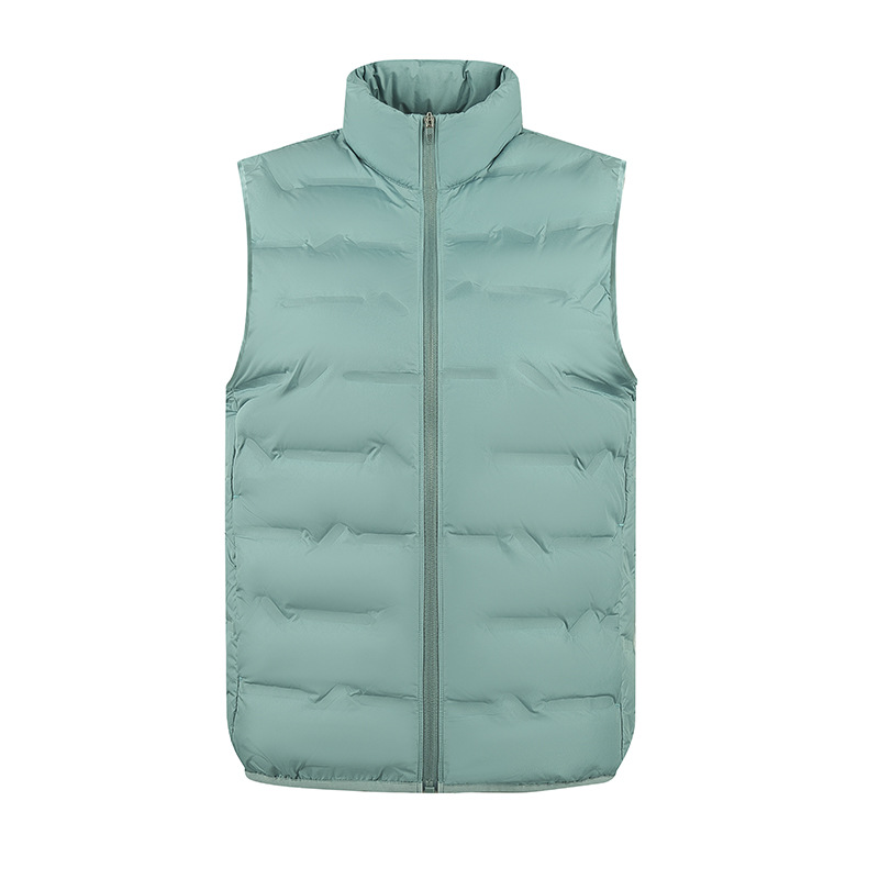Chaqueta de plumón sin mangas al aire libre invierno de trabajo chaleco de hombro de grafeno chaleco de plumón de hombre personalizado image 18