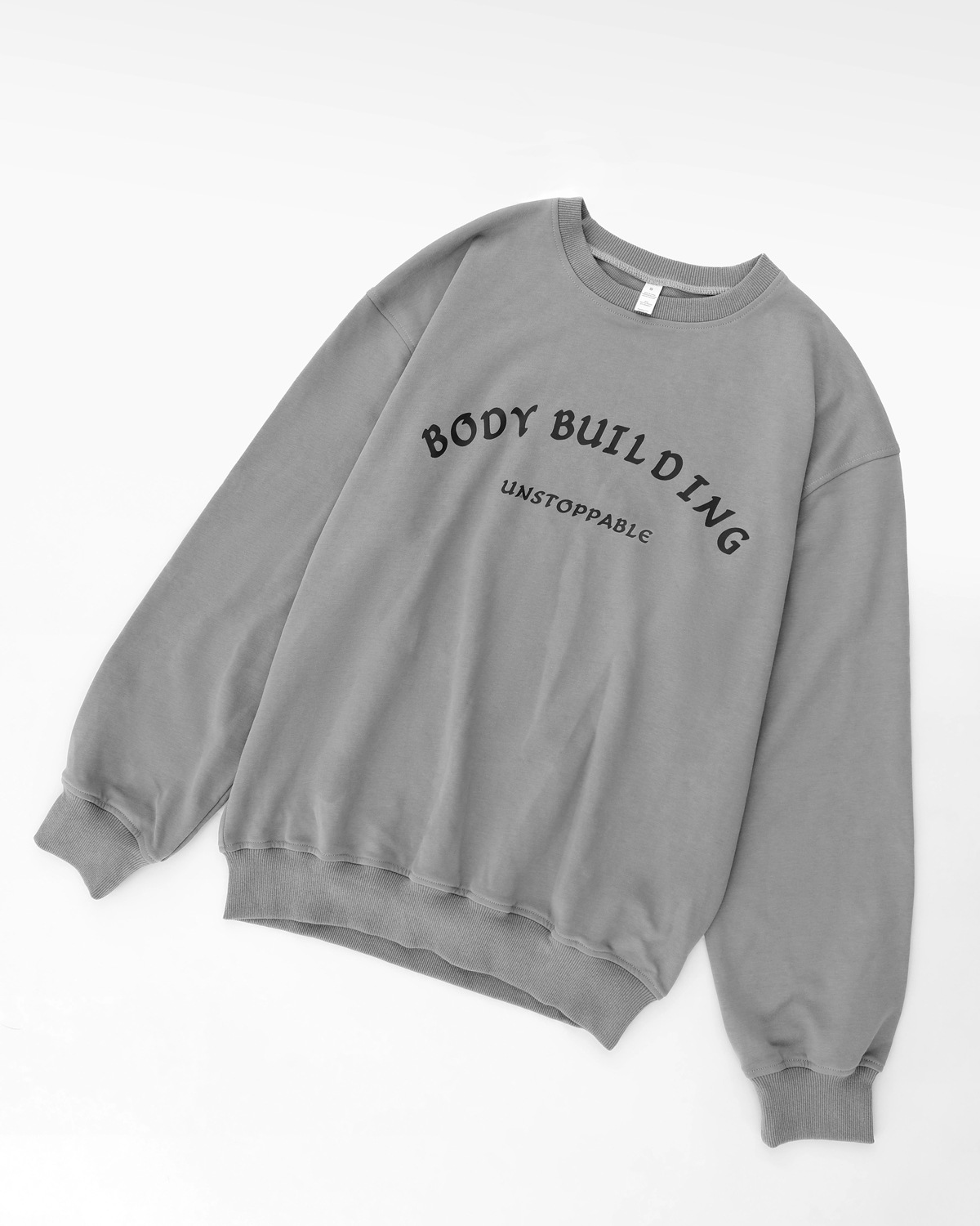 Long-Sleeved Letter Print Loose Sweatshirt NSZCF94849