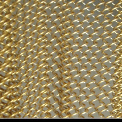 重庆筛网金属装饰网螺旋装饰网帘蜂窝装饰网扁丝螺旋网带装饰网