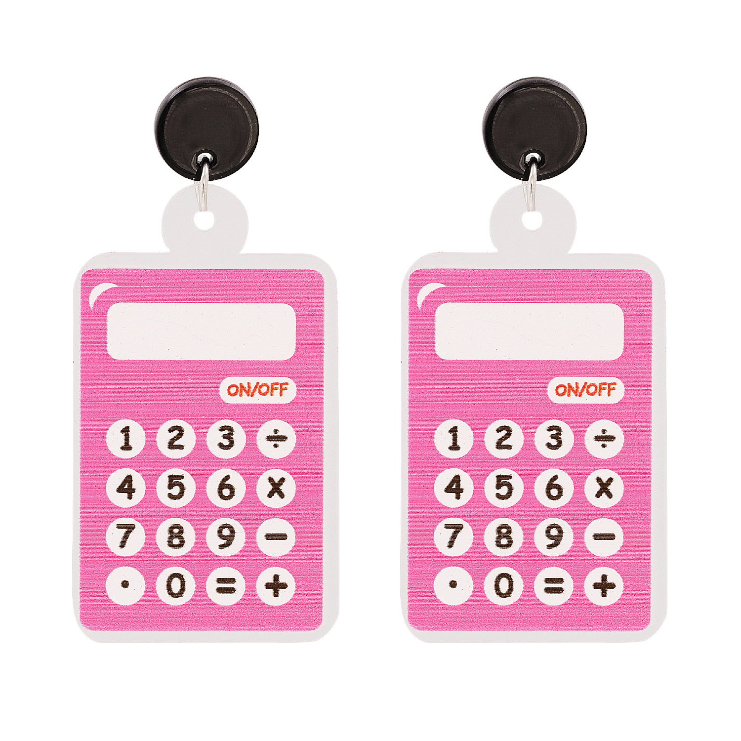 Acrylic Calculator Pendant Earrings display picture 7