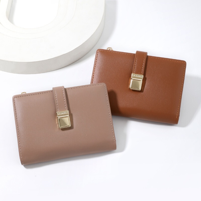 New Eastern European Style Women's Wallet, Fashionable Magnetic Clasp Short Wallet, Simple 70% off Coin Purse Кошелёк