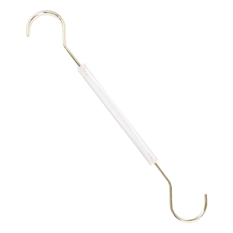 Acrílico S gancho tienda de ropa percha especial gancho transparente gancho S gancho abrigo sombrero clip calcetines paño pintura clip Accesorios