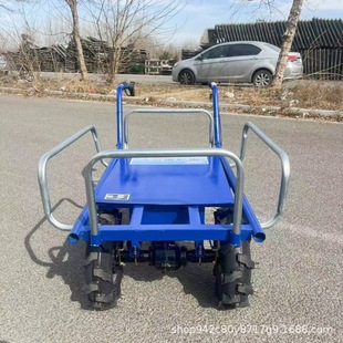 Multifunctional Electric Hand-Pushed Chicken Cart, Construction Site Material Transfer Flatbed Truck, Mountain Climbing Transport Tiger Truck