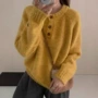 秋冬圆领外穿宽松毛衣
