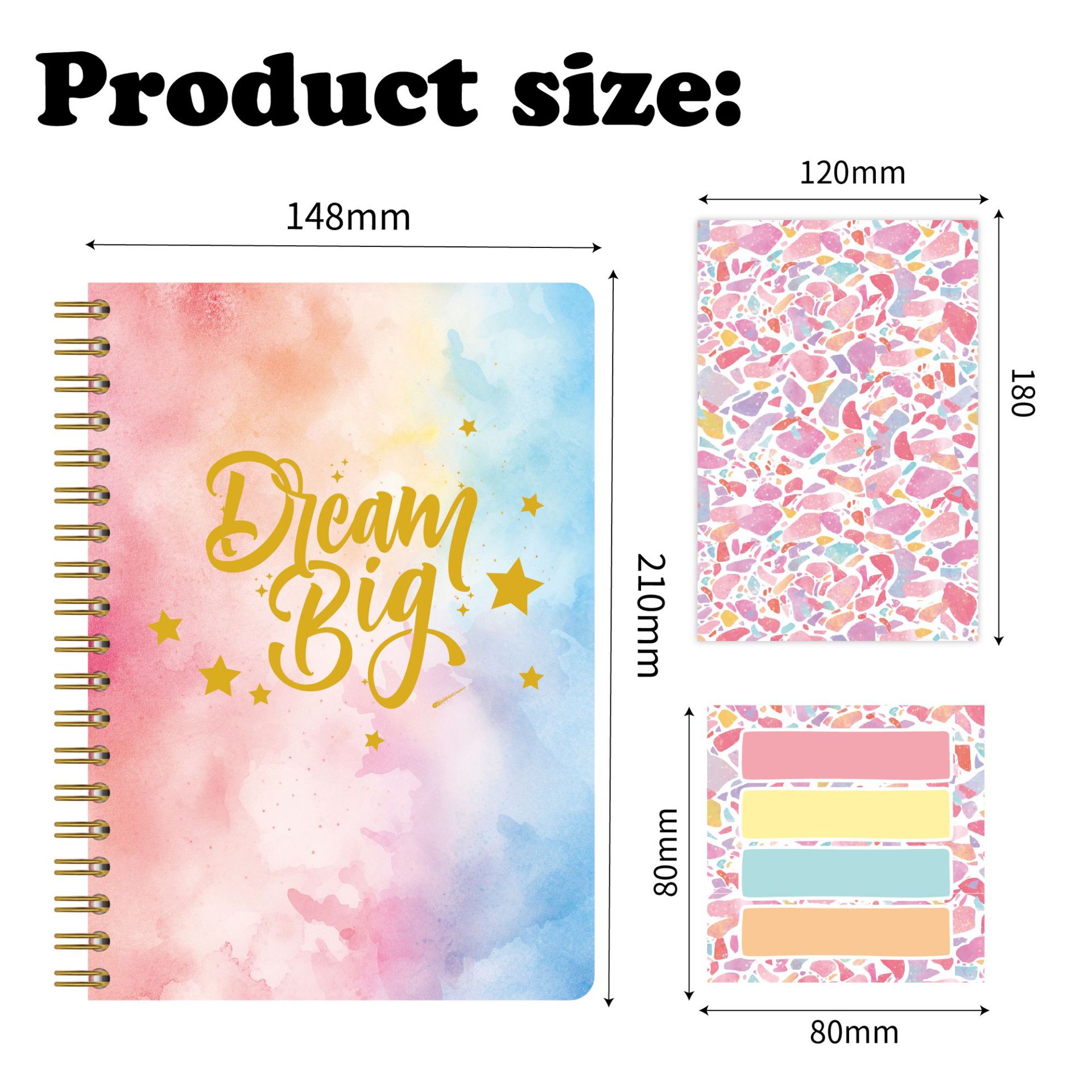 (2개) AMAZON 신제품 골드 스탬핑 DIY 일기장 세트 4세 이상 남녀 스크랩북 어린이 선물 국경