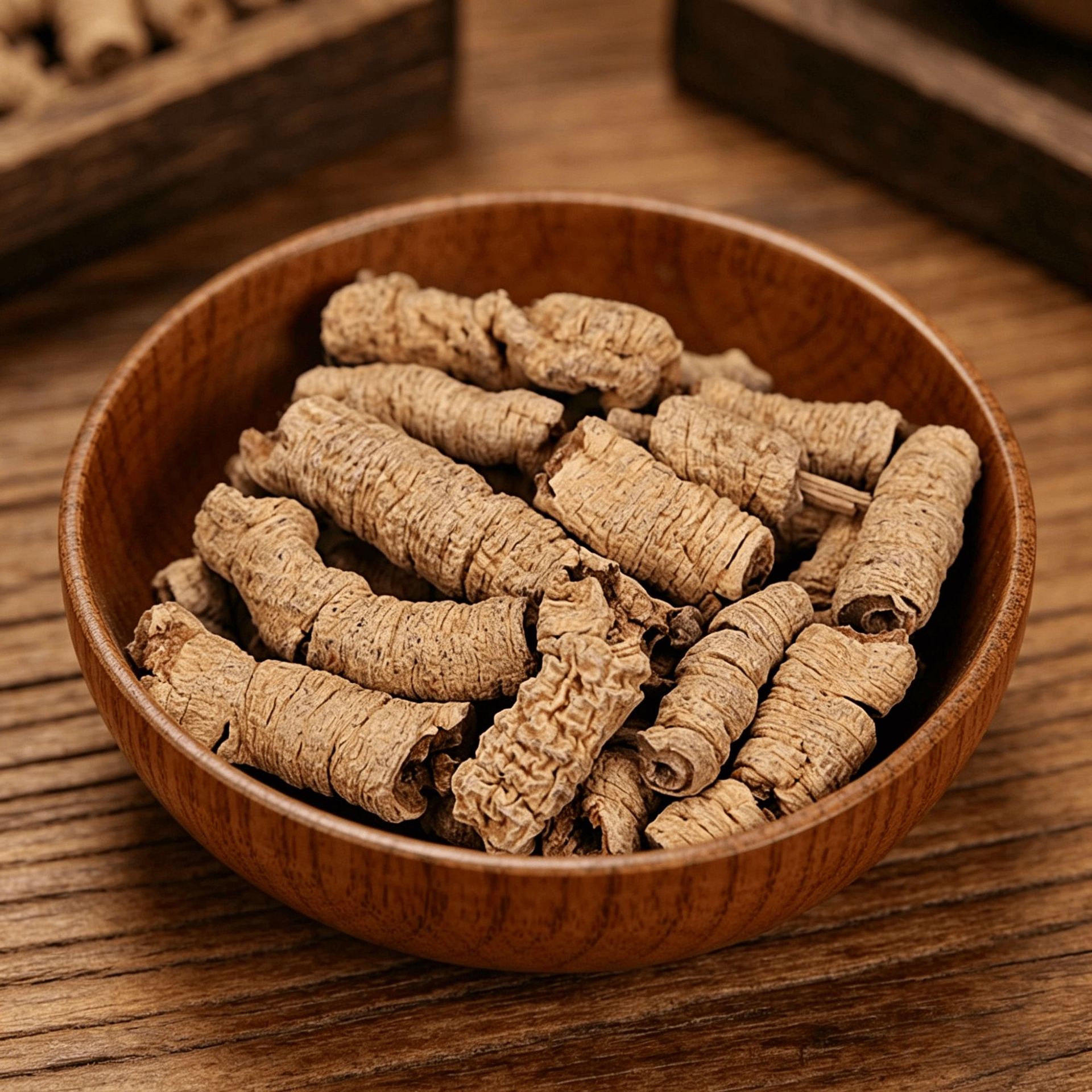 Ba Ji Tian Dried Morinda Root Slices Core-Removed for Tea and Soup 1000g Bag preparation