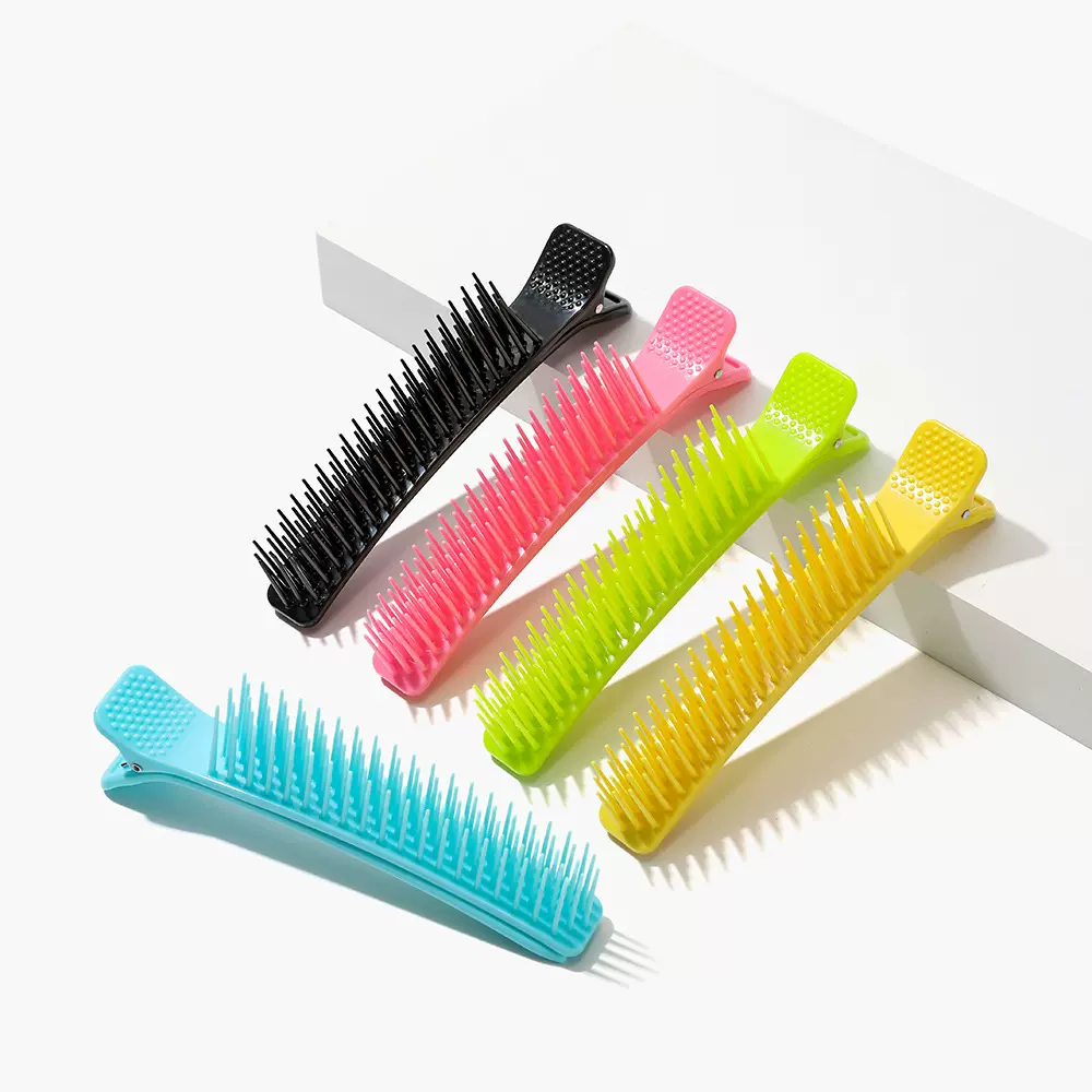 挑染多功能助理夹理发店专用美发夹造型夹分层夹刘海发夹梳子夹