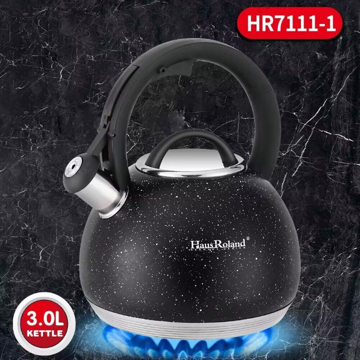 Fábrica de productos de hardware de acero inoxidable de agua hirviendo, olla de flauta, fuente de fábrica en stock disponible