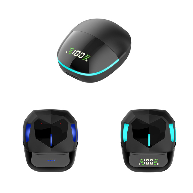 Transfronteriza serie G Real Wireless Bluetooth headset G6 G7sG9s pantalla digital inteligente reducción de ruido soporte de entrega de una sola pieza