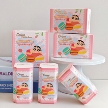 蜡笔小新马卡龙甜心饼干结婚喜饼儿童满月生日伴手礼解馋休闲零食