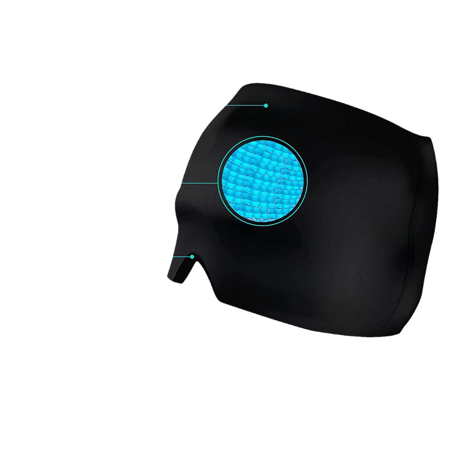 Migraine Relief Hat gel compresa de hielo cubierta de la cabeza de la compresa fría cubierta de la cabeza de enfriamiento dolor de cabeza de la compresa fría y caliente