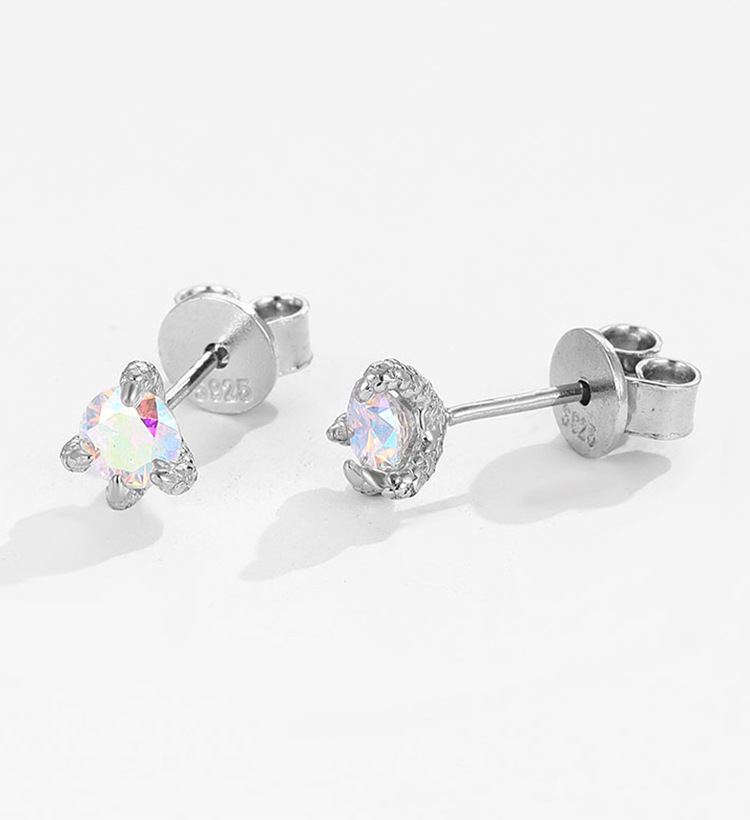 1g Weight 925 Sterling Silver Ear Needle Material Moissanite Inlay Material Ear Studs Classification 1 Pair Quantity Daily, Street Occasion 925 Sterling Silver Material Geometric Pattern All Seasons Season Unisex Gender Simple Style Style 1 Pair 925 Sterling Silver Moissanite Moissanite Earrings Geometric Ear Studs 23