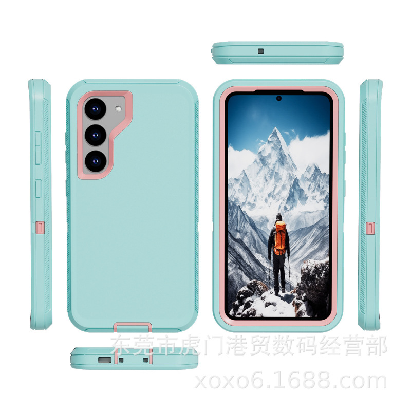 Samsung S23+ に適した落下防止および防塵の落下防止携帯電話ケース 1.5m 落下防止 Samsung S23 保護カバー フルパッケージ|undefined