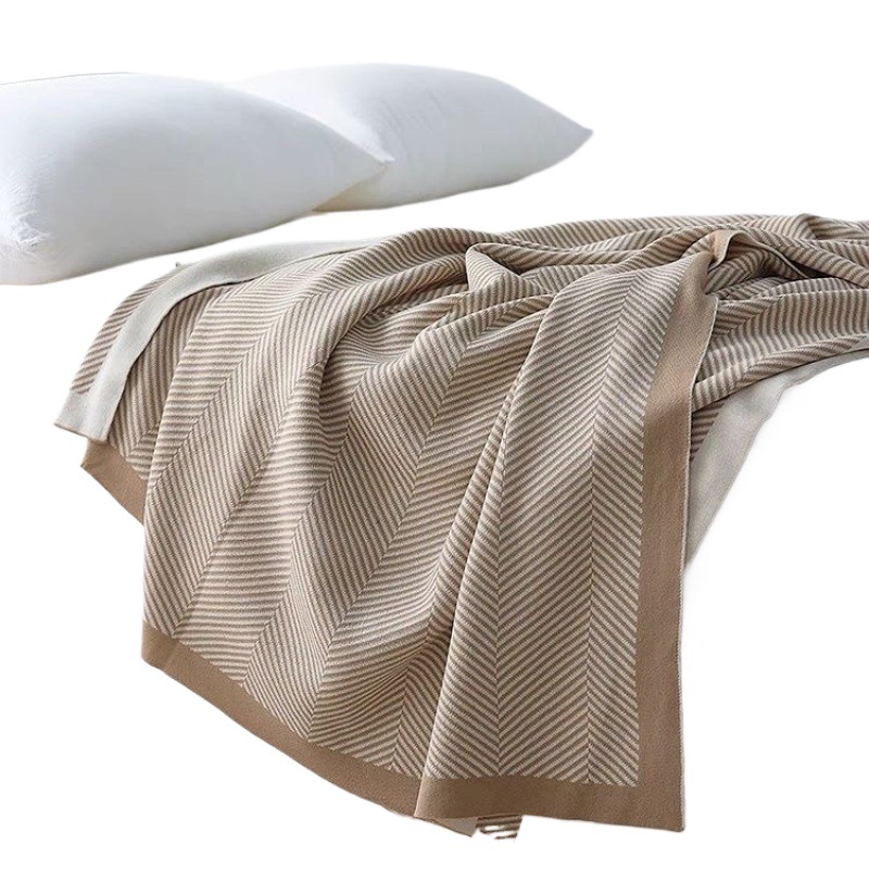 Nórdico simple aire de punto siesta aire acondicionado cubierta manta manta cama de oficina mantas sofá coche