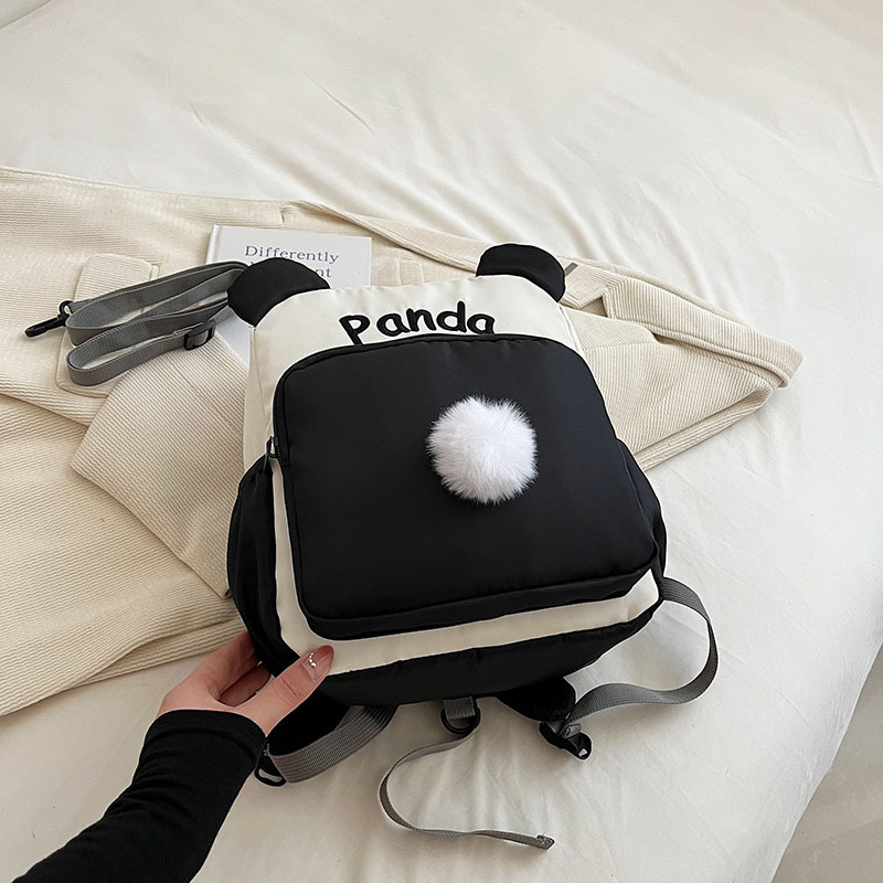 Mochila de lona de color de contraste de jardín de infantes 2023 temporada escolar
