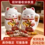 异形跨境糖果招财猫铁罐