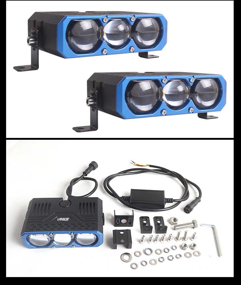 Sanwei Optical Mid-Grid Light S301 Spotlight High Beam Cannon Roof Light Motorcycle External Led Super Bright W5