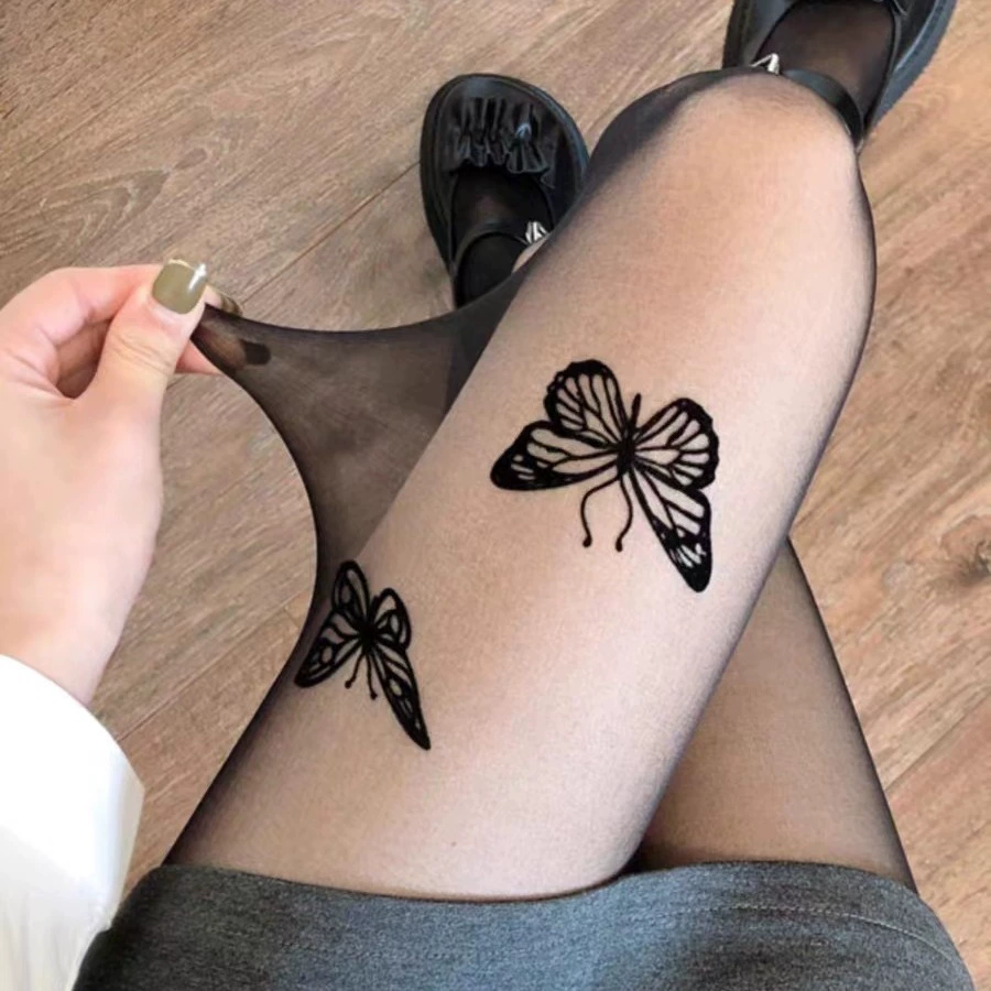 Black tights, autumn base socks, 2024 years