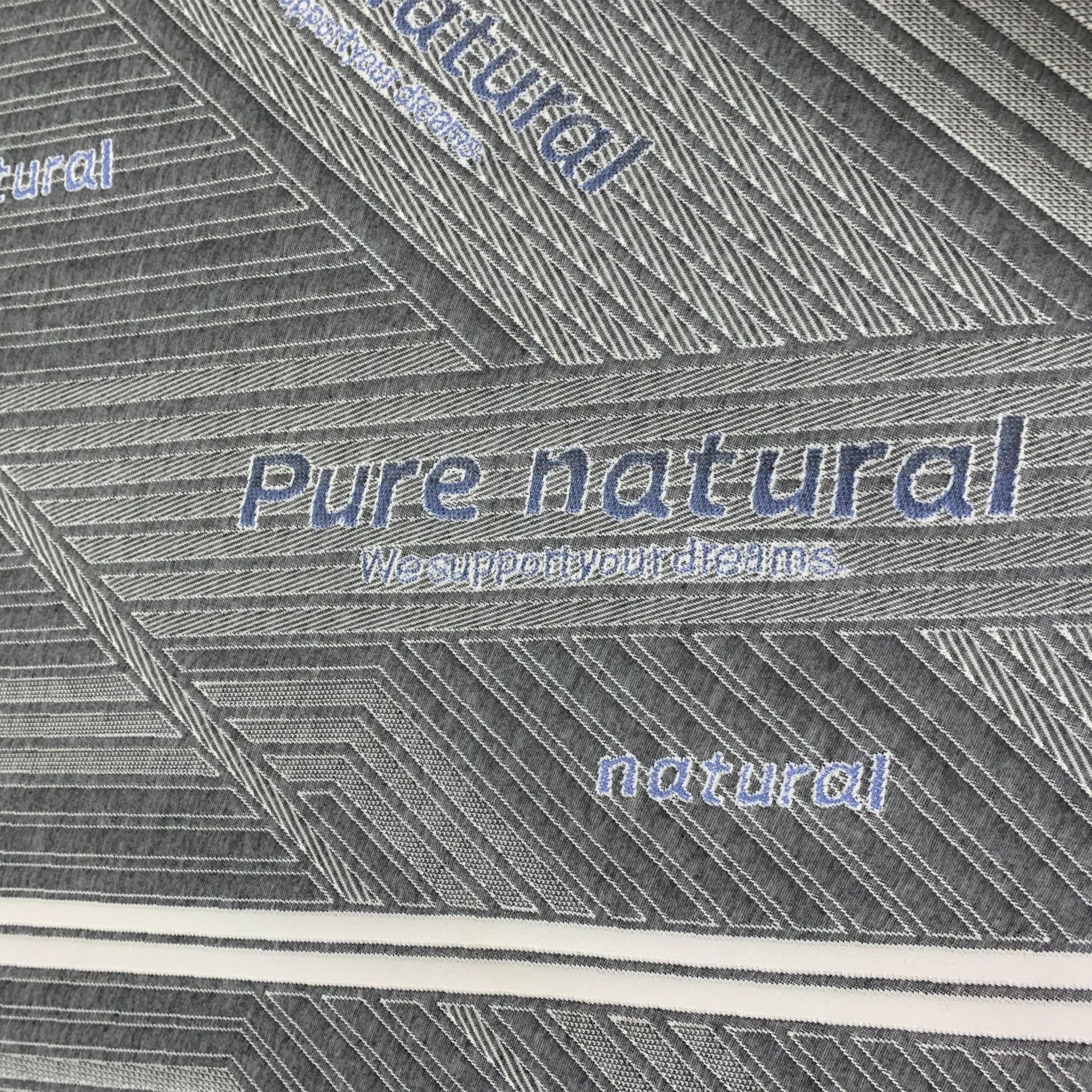 400 gramos de tela jacquard de lino de doble cara tela de colchón de alto peso poliéster tejido tela de colchón al por mayor image 6