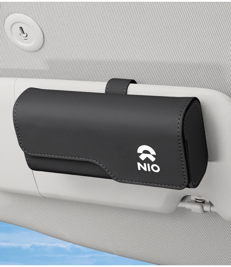 Suitable for Nio Et5 Et7 Ec6 Es6 Es8 Car Glasses Case Car Sunglasses Clip Magnetic Absorption Box