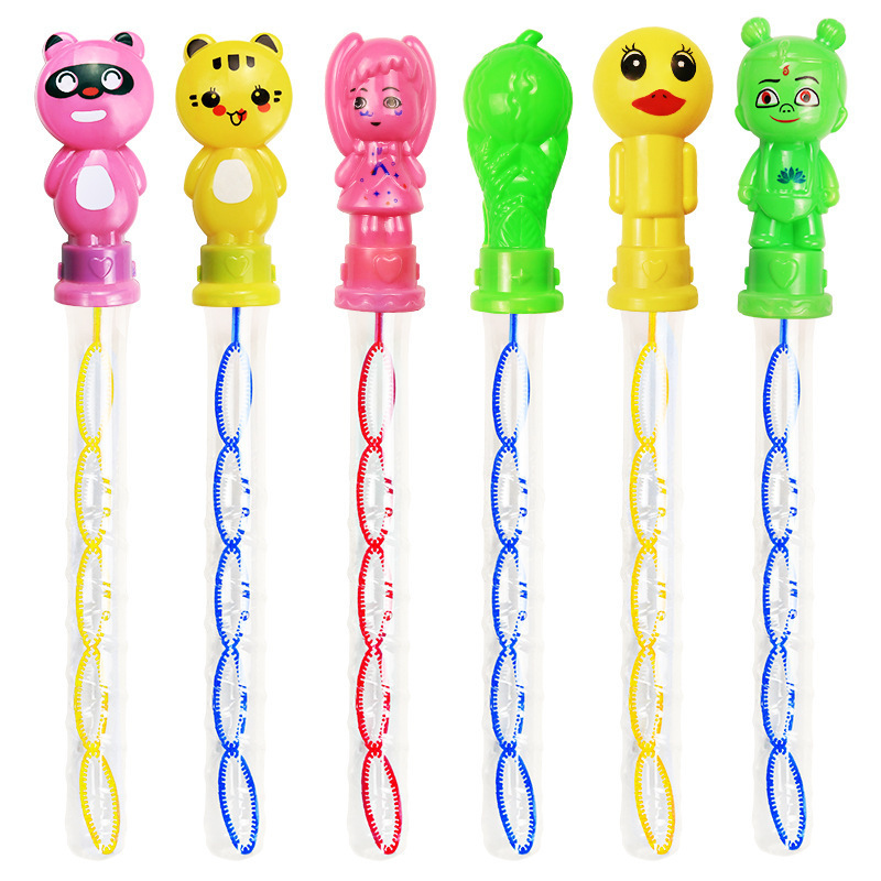 Cartoon animal colorful bubble stick Park Square Leisure blowing bubble toy bubble gun bubble sword wholesale Cartoon animal colorful bubble stick Park Square Leisure blowing bubble toy bubble gun bubble sword wholesale