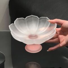 瑠璃の果物の皿のハイエンドの精巧で洗練された高顔の値のお菓子の皿の果物のかごの果物の皿の乾燥した果物の皿の客間のお茶のいくつかの家庭用