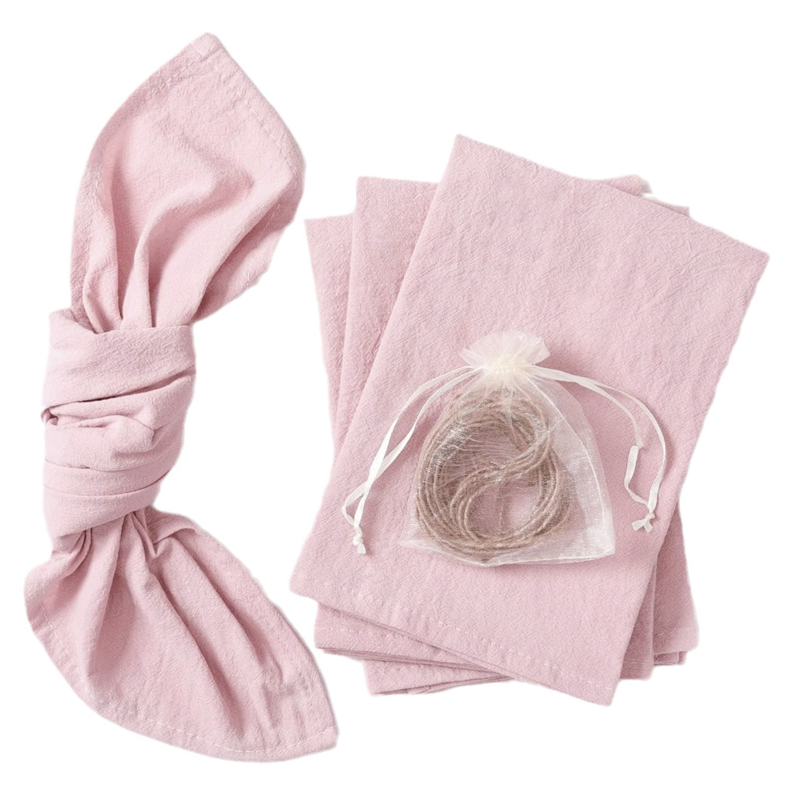 Servillas Amazon transfronterizas pañuelo de fiesta decoración de vacaciones almohadillas de comida occidental de algodón gourmet disparo de pañuelo de lujo ligero