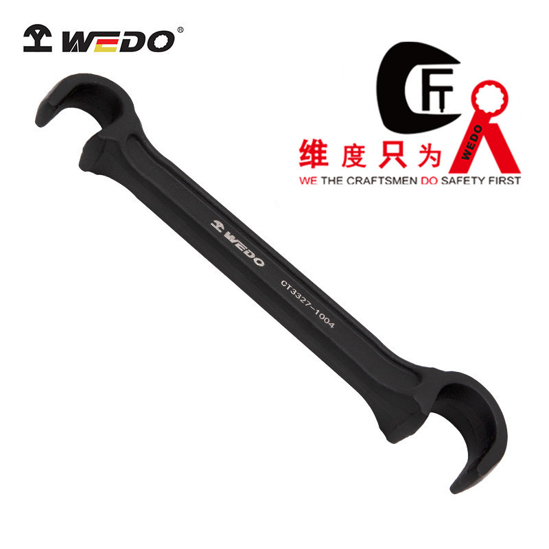 WEDO维度特种钢40CR工具双头C型扳手40铬钢C型扳子