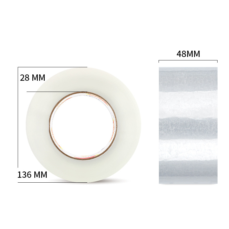 DeLix30249 Packing Tape 48mm*200y Transparent Packing Tape 4.8cm Wide Packing Tape