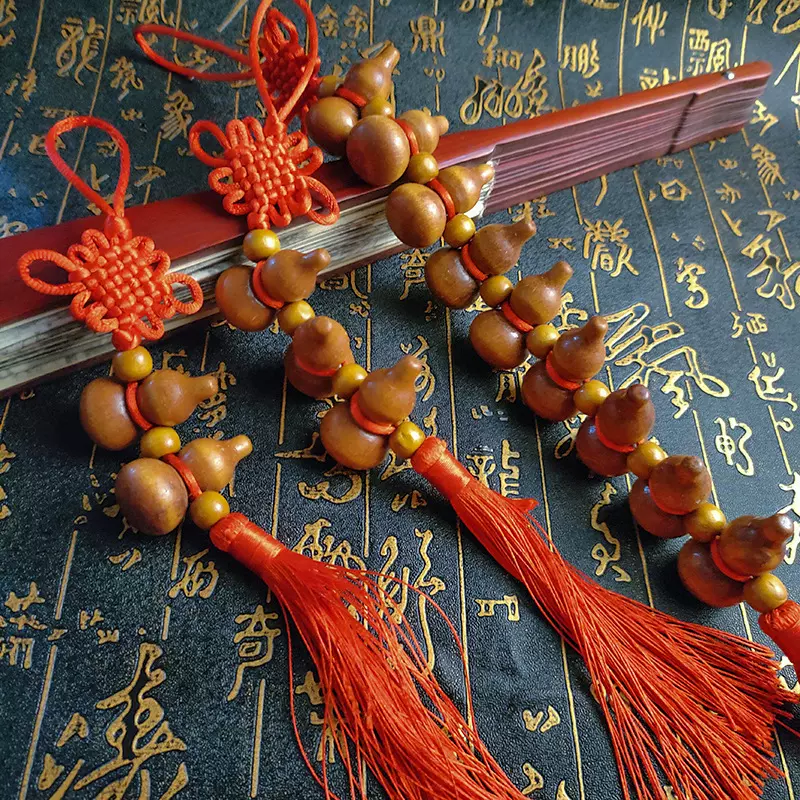 成品中号编织四季平安吉祥结不可以棕色大见详情手工窗帘