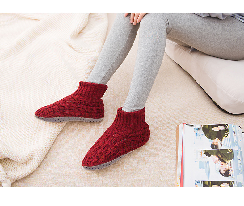 Women's Ladies Fleece Plush Open-Toe Adjustable Autumn Spring Bedroom Lightweight Non-Slip Machine Washable Slippers_voghion.com