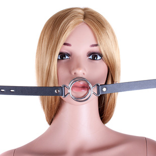 Esle adult sex female slave mouth ball metal word double set round flail mouth plug manufacturers wholesale