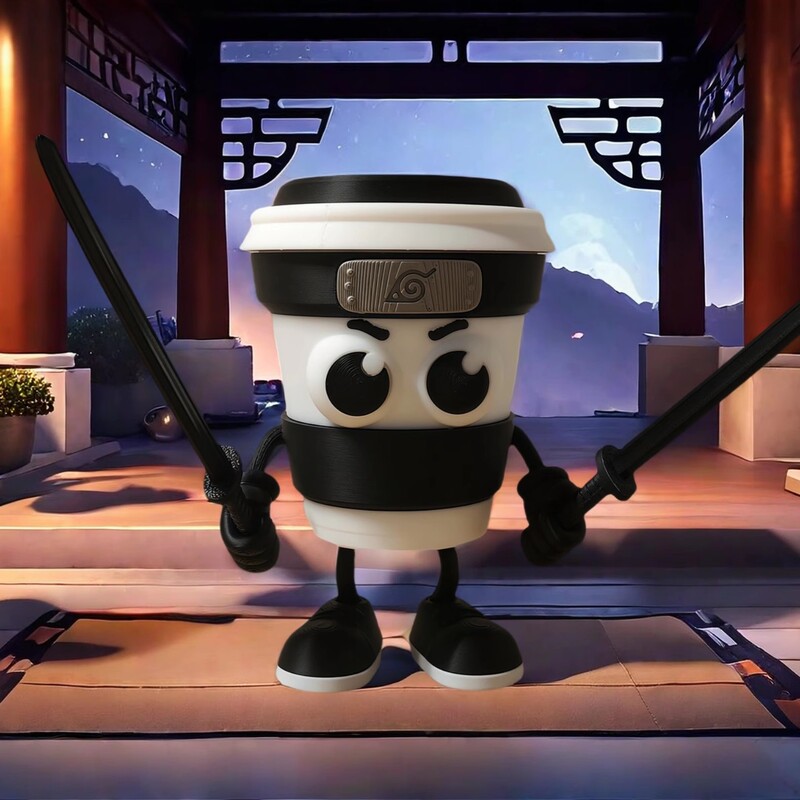 カプチーノ アサイノ カプチーノ 忍者 外国の山と海の神話 創造的なおもちゃの手作りモデル|undefined