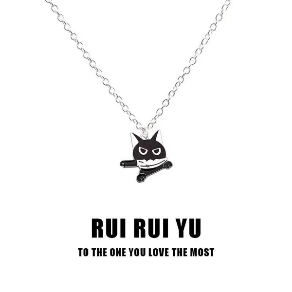 Cat biting on the lie down [normal necklace]