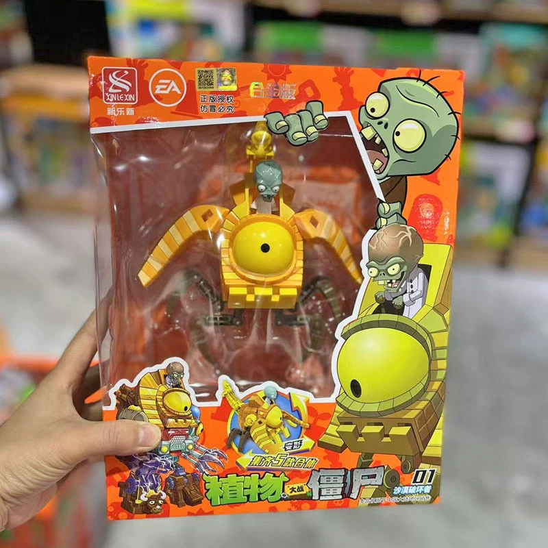 Plants vs. Zombies, трансформер, комбинированная игрушка, робот, конструктор, набор