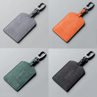 Unisex Nfc Protective Cover, Car key bag - dark-green-xiaomi-metal-square-buckle