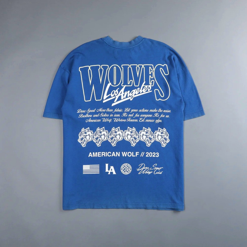 DARC's Los Angeles series fashion brand hip hop European and American street loose ins men's couple T-shirt plus size