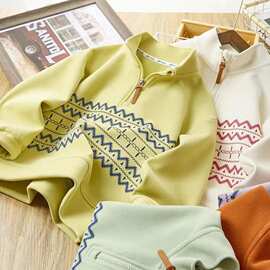 儿童春装卫衣男2025新款男童中大童韩版长袖百搭男孩帅气上衣童装