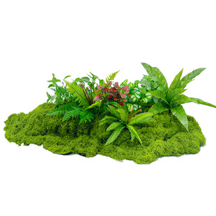 Artificial green plant landscape accessories Moss indoor window decoration pot bionic plant soft decoration landscape flower decoration